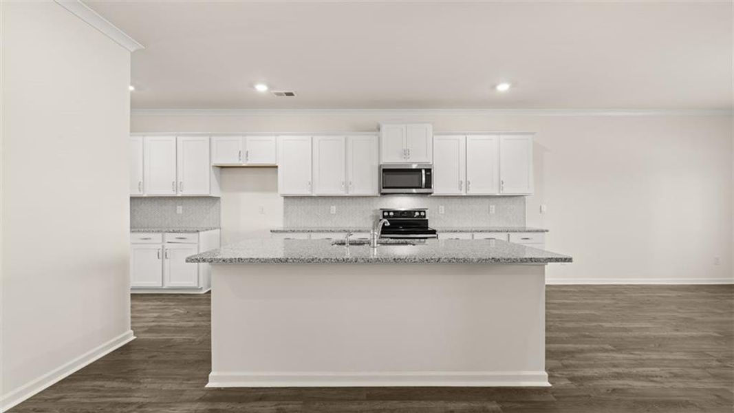Furnished interior view inside a new home in Kingston Ranch at Lake Oconee, Buckhead (Image 6).