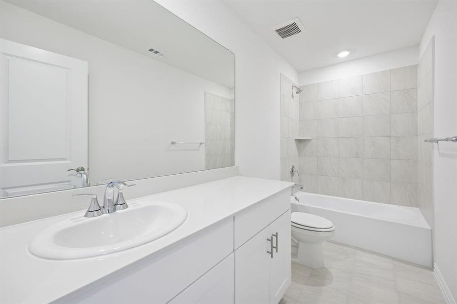 Photo is not of the actual home, but is an inspirational photo of builder’s model home and may depict options, furnishings, and/or decorator features that are not included.