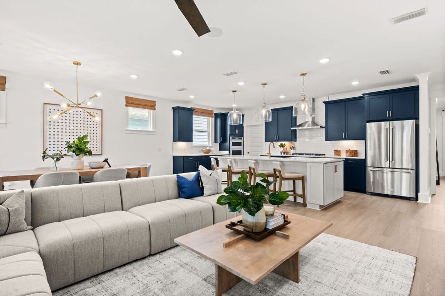 Furnished interior view inside a new home in Sun City Hilton Head, Bluffton (Image 6).
