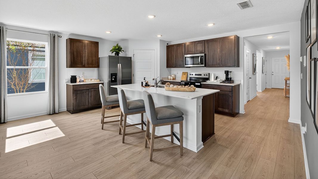 Representative furnished interior of a home built from the CALI by D.R. Horton in Copes Landing, Jacksonville (Image 9).