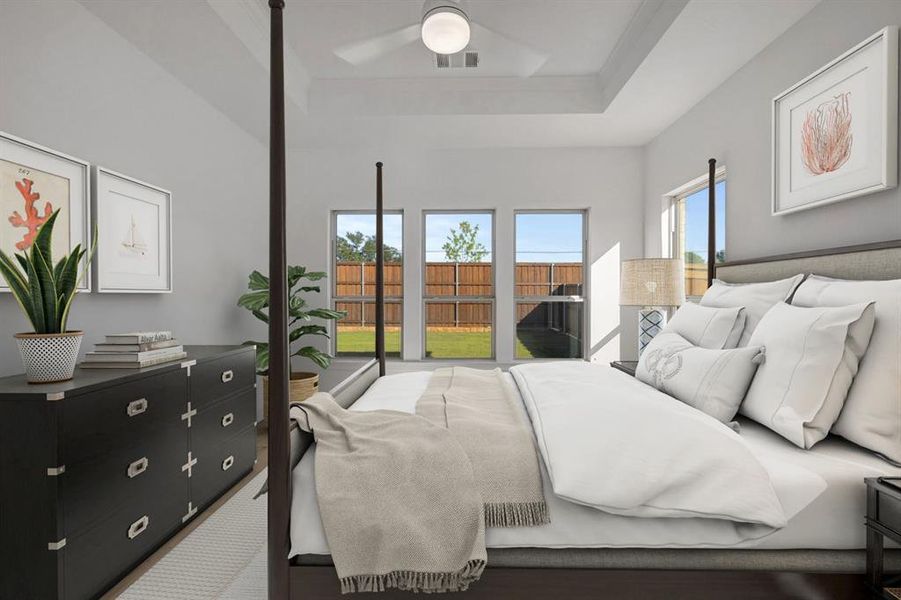 Furnished interior view inside a new home in Sterling Greene, Arlington (Image 19). Furnished interior view inside a new home in Sterling Greene, Arlington (Image 19).