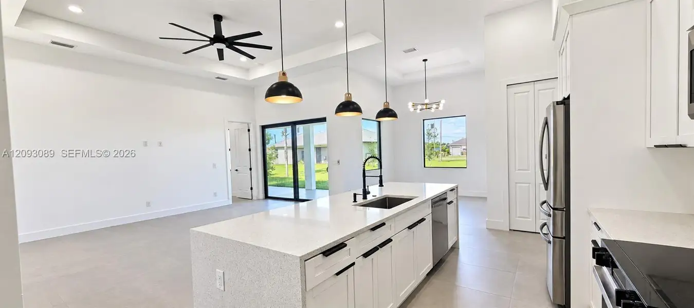 Furnished interior view inside a new home in , Cape Coral (Image 12).