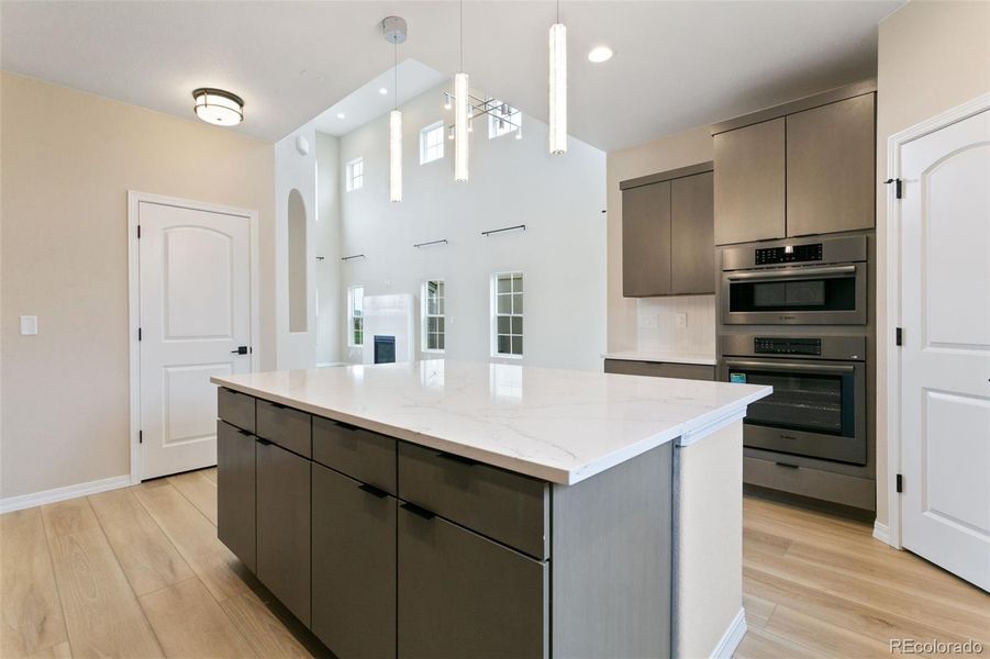 Furnished interior view inside a new home in , Colorado Springs (Image 10).