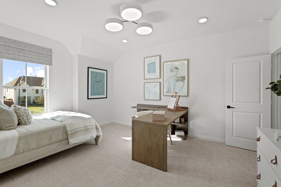 Furnished interior view inside a new home in Elyson 45' & 70', Katy (Image 40).