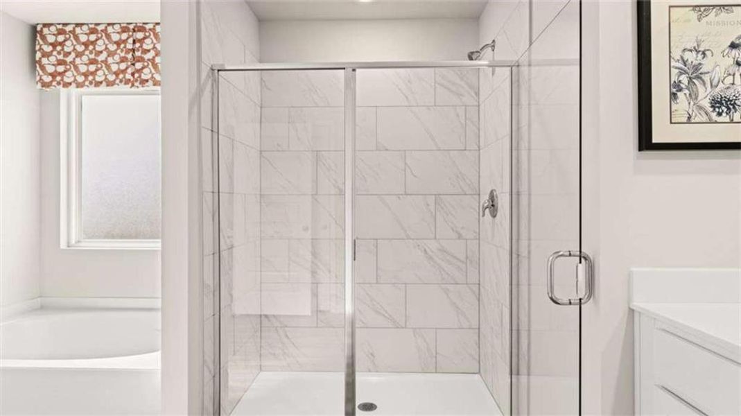 Furnished interior view inside a new home in Echo Glen, Stockbridge (Image 50). Furnished interior view inside a new home in Echo Glen, Stockbridge (Image 50).