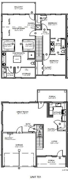 2D floor plan layout of this home in , Round Rock, TX (Image 4).