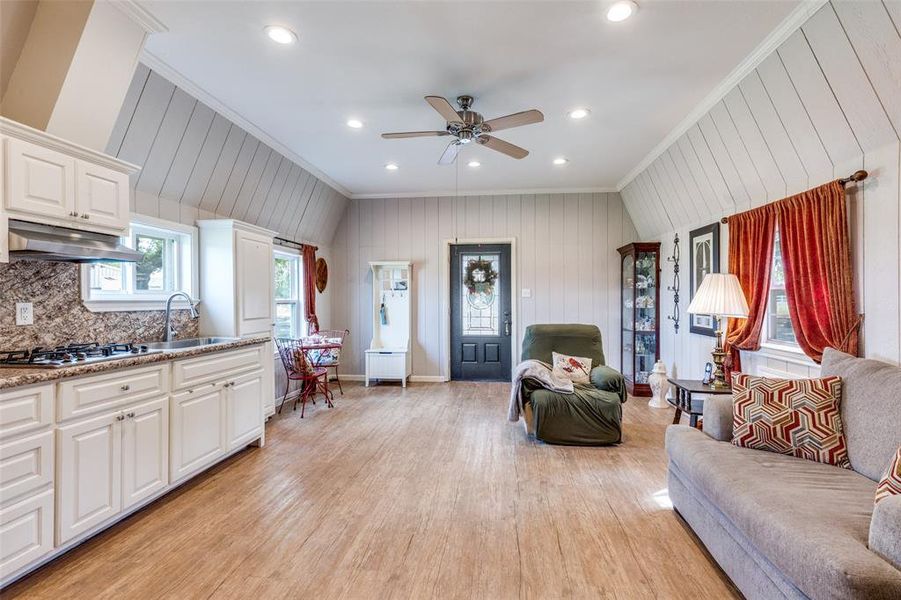 Furnished interior view inside a new home in , Sunset (Image 9). Furnished interior view inside a new home in , Sunset (Image 9).