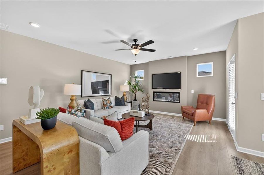 Furnished interior view inside a new home in Hillcrest Park, Ringgold (Image 13).
