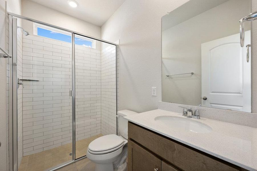 Furnished interior view inside a new home in La Cima, San Marcos (Image 9).