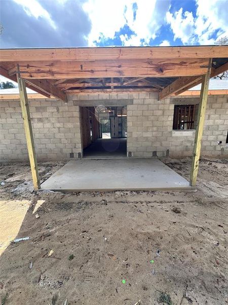 In-progress construction of a new home in , Ocklawaha, FL (Image 6).