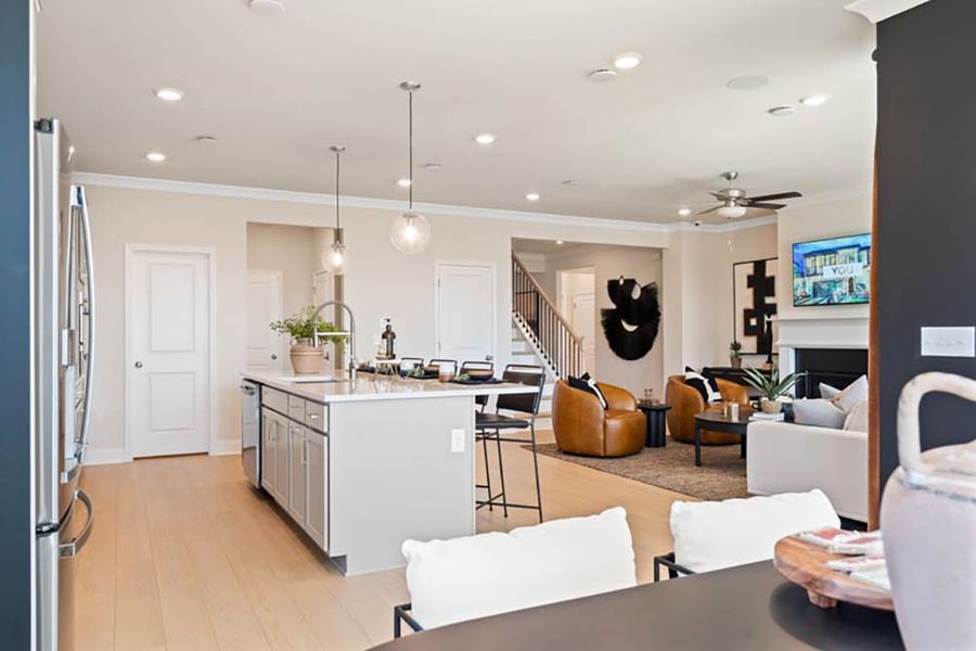 Furnished interior view inside a new home in Nichols Farm, Dacula (Image 22).