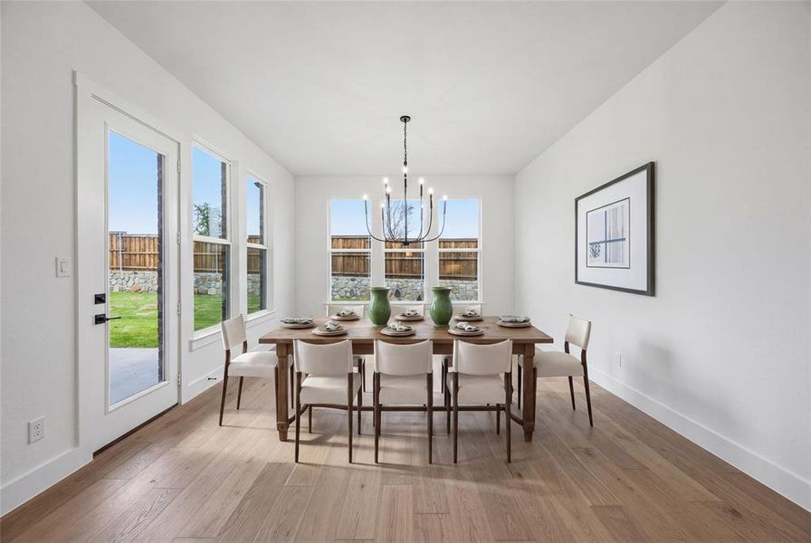 Furnished interior view inside a new home in The Arbors at Lakewood Village, Lakewood Village (Image 7). Furnished interior view inside a new home in The Arbors at Lakewood Village, Lakewood Village (Image 7).