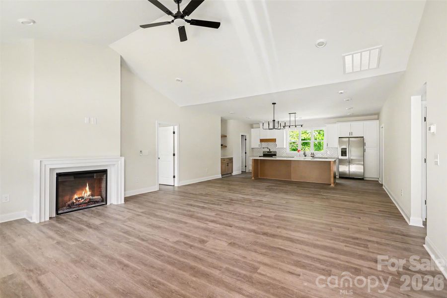 Any size furniture would fit in this space