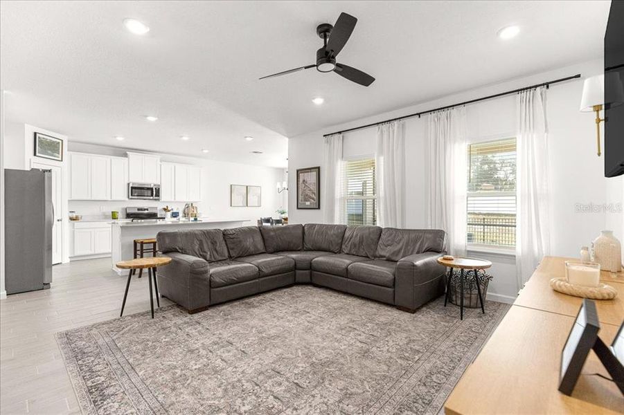 Furnished interior view inside a new home in Millwood: Millwood Estates - The Enclave, Ocala (Image 42). Furnished interior view inside a new home in Millwood: Millwood Estates - The Enclave, Ocala (Image 42).