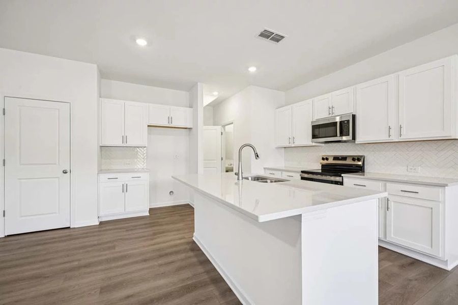 Representative Photo: Kitchen featuring Timeless Collection Finishes