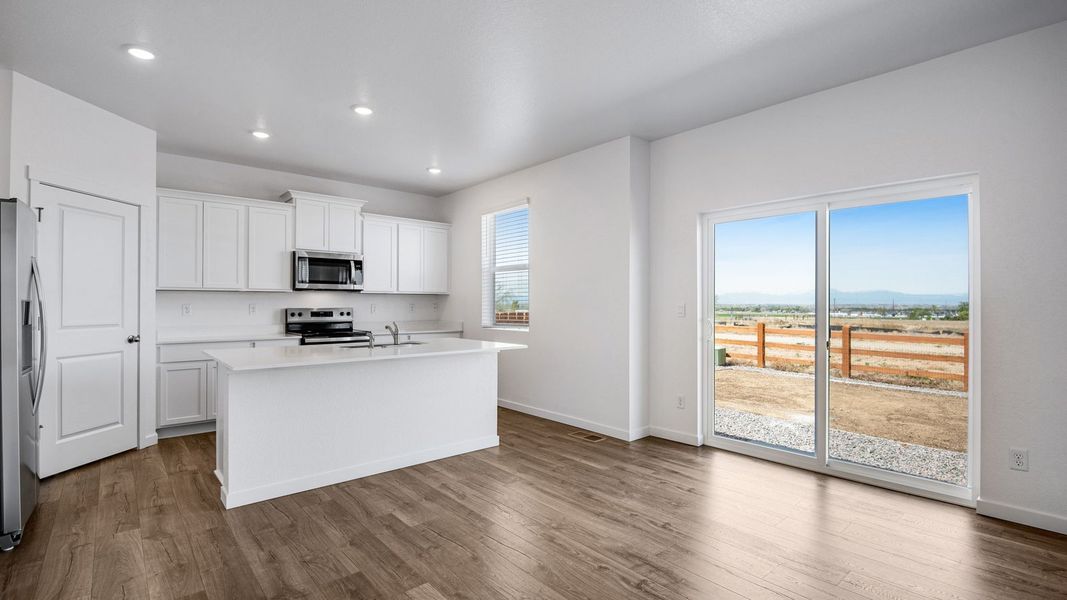 Furnished interior view inside a new home in Vista Meadows, Fort Lupton (Image 5).