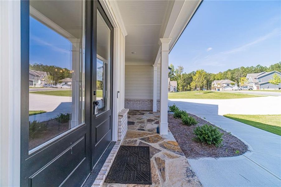 Exterior details and patio area of a home in , Loganville (Image 31).