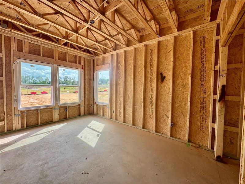 In-progress construction of a new home in Eastlyn Crossing, Flowery Branch, GA (Image 8). In-progress construction of a new home in Eastlyn Crossing, Flowery Branch, GA (Image 8).
