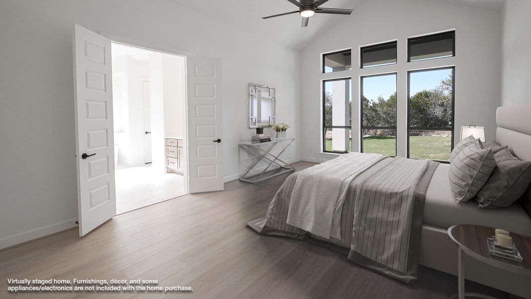 Furnished interior view inside a new home in The Preserve at Elm Creek, New Braunfels (Image 6).