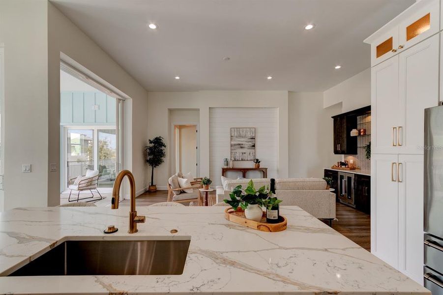 Furnished interior view inside a new home in , New Smyrna Beach (Image 12).