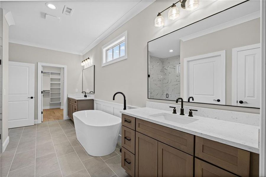 Furnished interior view inside a new home in , Canton (Image 11).