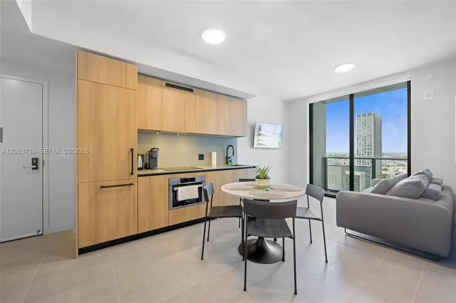 Furnished interior view inside a new home in , Miami (Image 4).