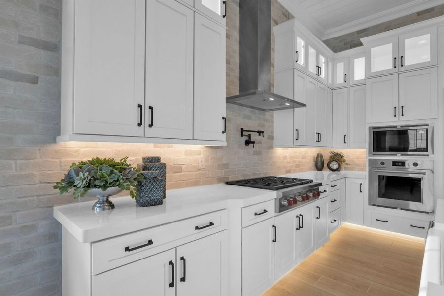 Representative furnished interior of a home built from the Residence Twelve by Blandford Homes in Earnhardt Ranch, Chandler (Image 39).