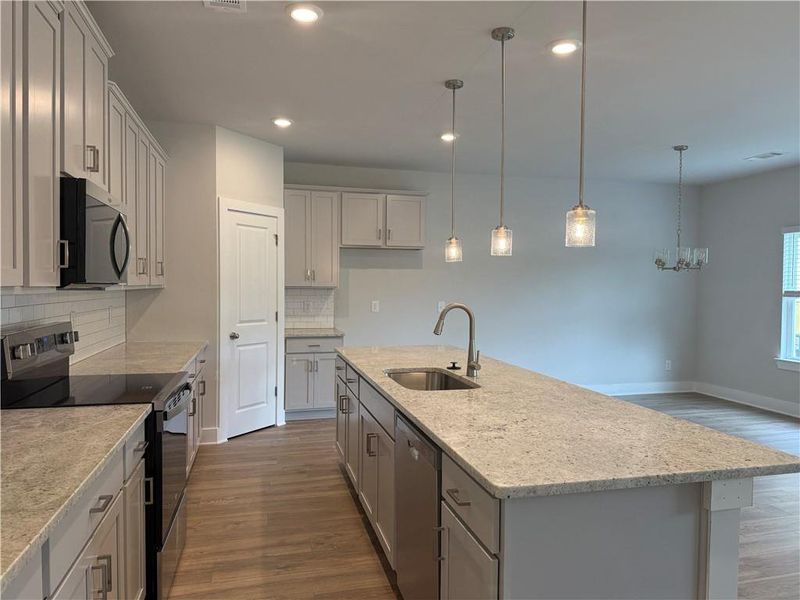 Furnished interior view inside a new home in , Dawsonville (Image 10).