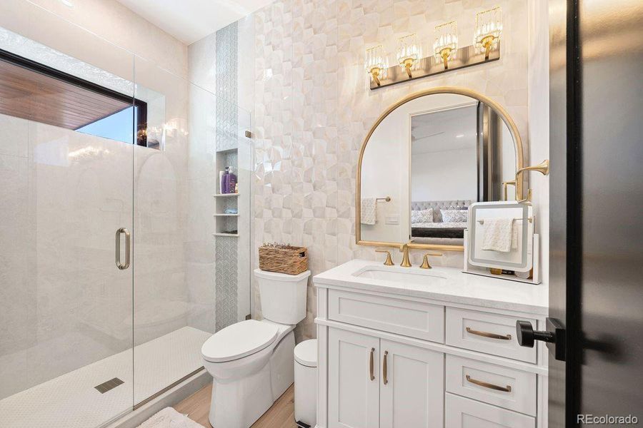 Furnished interior view inside a new home in , Colorado Springs (Image 33).