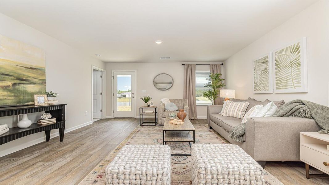 Furnished interior view inside a new home in The Oaks at Center Station, Hollywood (Image 8).