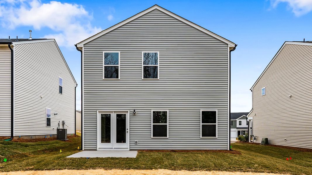 Exterior details and patio area of a home in Bell West, Kernersville (Image 3).