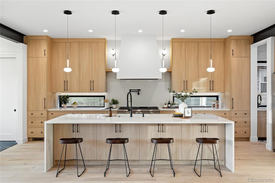 Furnished interior view inside a new home in , Denver (Image 13).