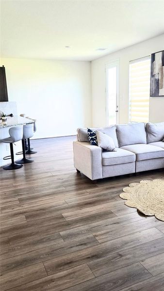 Dinner area from living room
