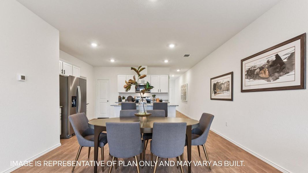 Furnished interior view inside a new home in Palomino, Manor (Image 10).