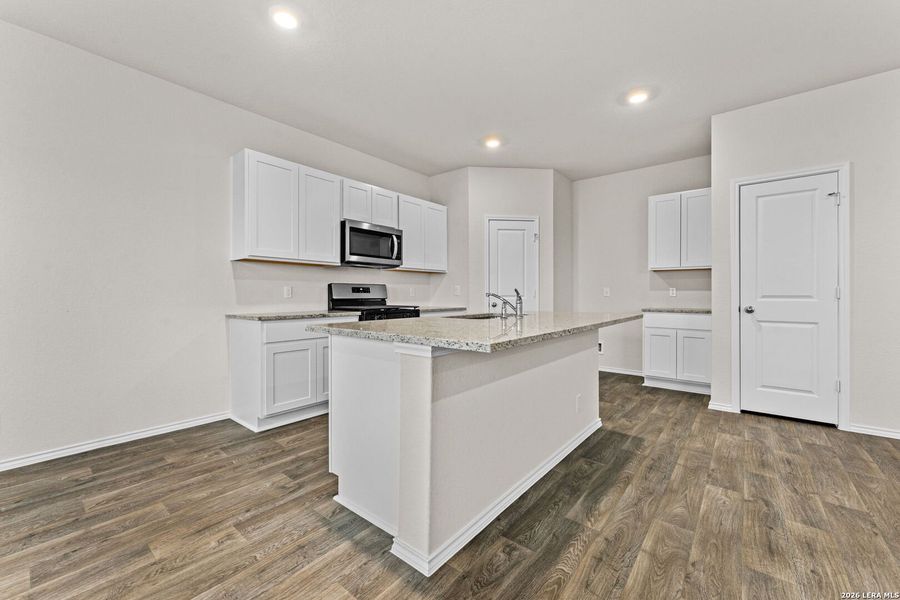 Furnished interior view inside a new home in Redbird Ranch, San Antonio (Image 7).
