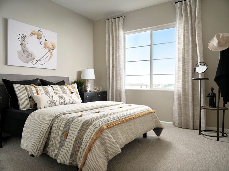 Representative furnished interior of a home built from the M by Tri Pointe Homes in Candelas Townhomes, Arvada (Image 8).