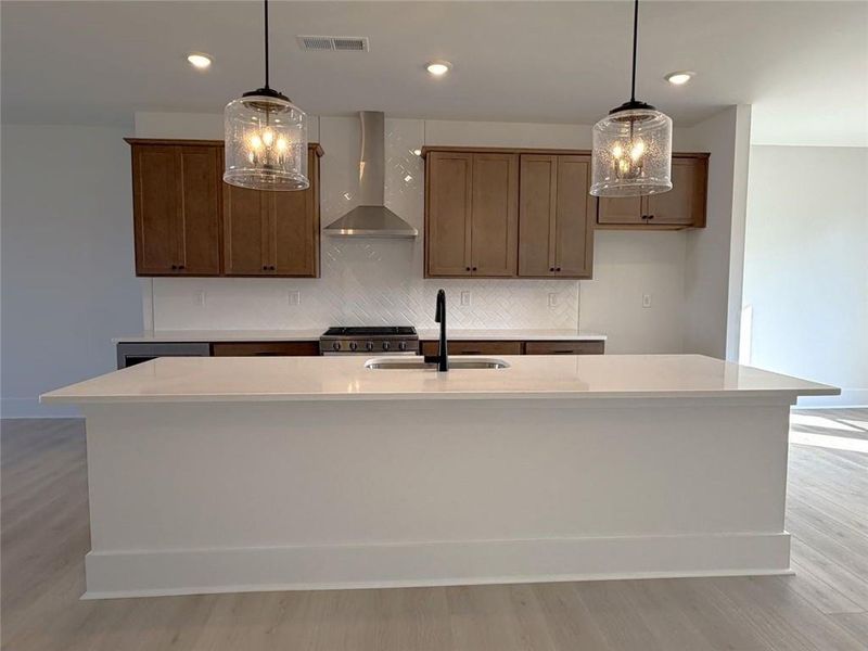 Furnished interior view inside a new home in Overlook at Peachtree Corners, Peachtree Corners (Image 32).