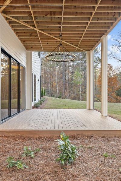 Exterior details and patio area of a home in , Milton (Image 47).