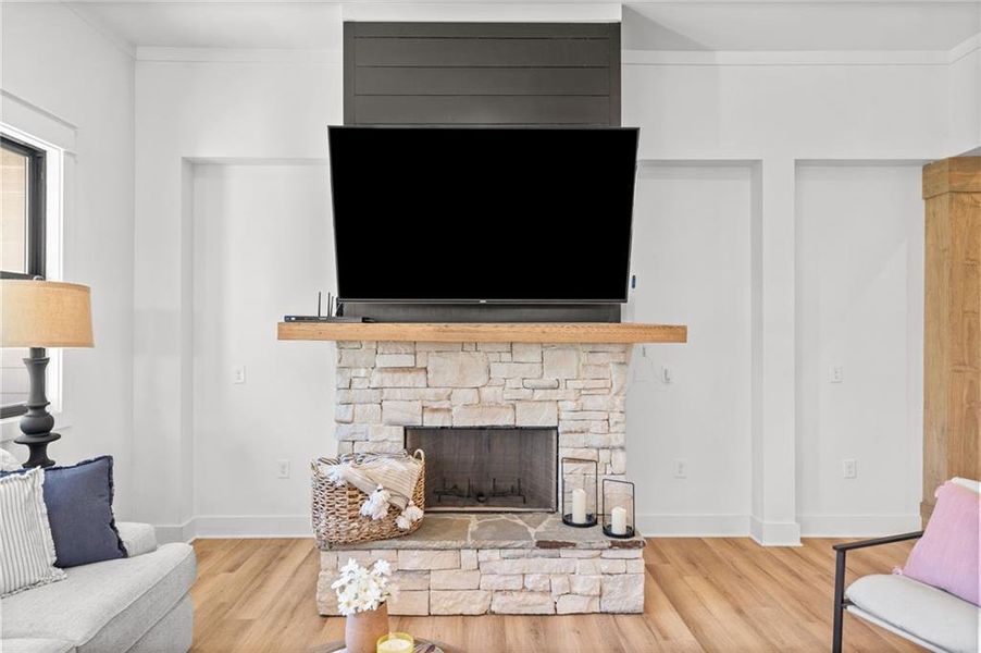 Furnished interior view inside a new home in , Dallas (Image 35).