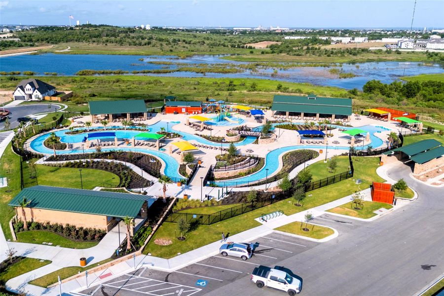 Aerial View of Lazy River