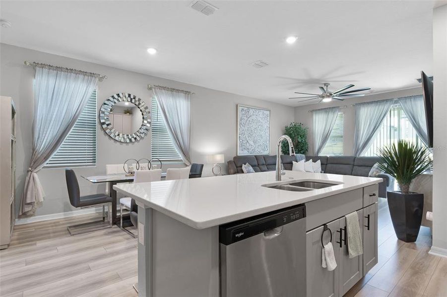 Furnished interior view inside a new home in , Minneola (Image 4).