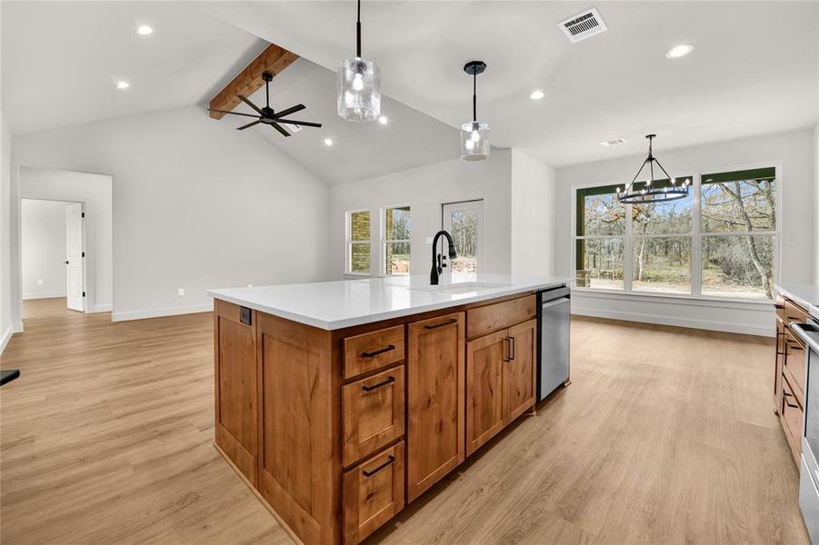Furnished interior view inside a new home in , Millsap (Image 8).