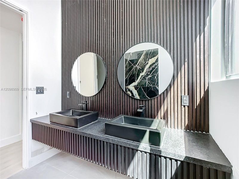 Furnished interior view inside a new home in , Miami (Image 9).
