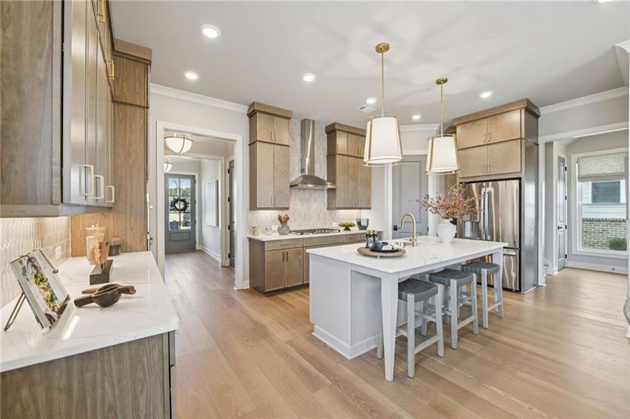Furnished interior view inside a new home in Palisades Single Family, Cumming (Image 17).