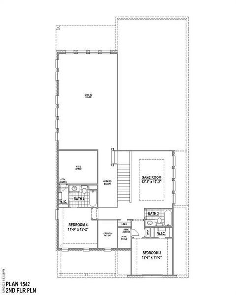 2nd Level Floor Plan