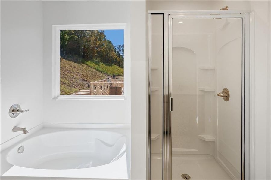 Close-up of interior finishes inside a home in The Reserve at Willow Oaks, Canton (Image 5).