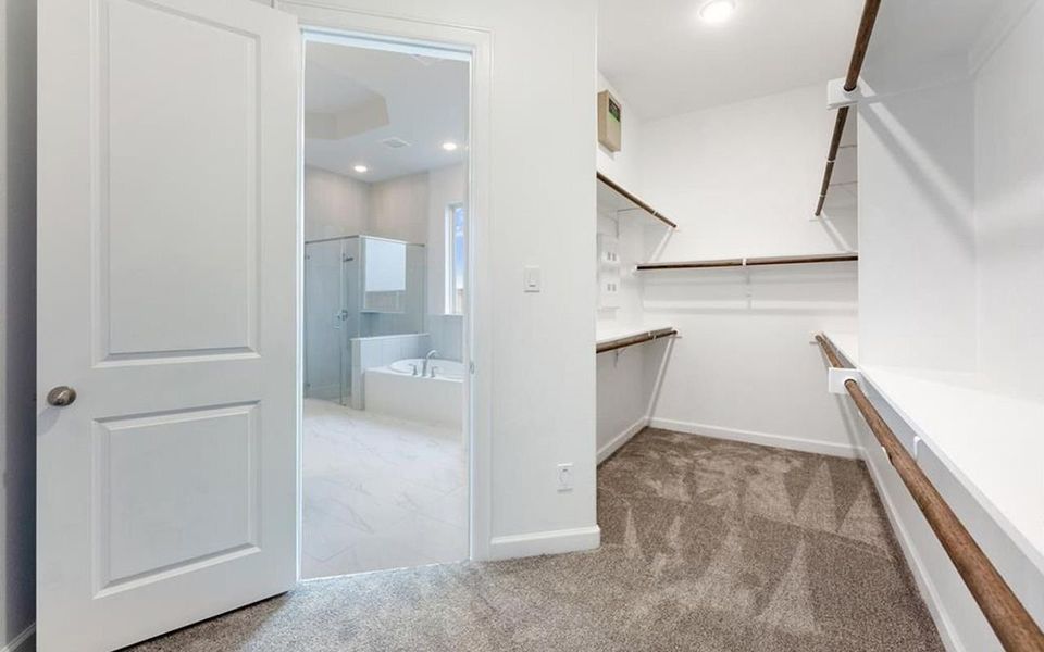 Representative unfurnished interior of a home built from the Santa Barbara by CastleRock Communities in Solterra, Mesquite (Image 27).