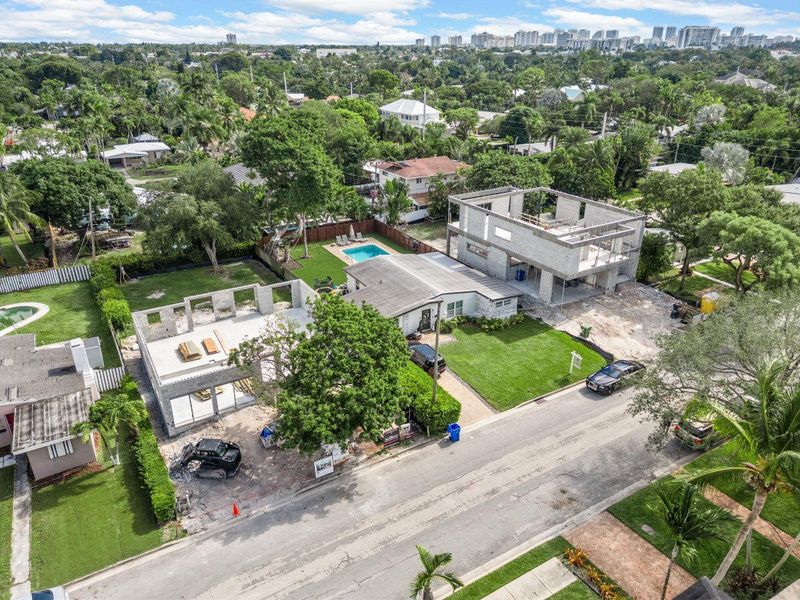 progress picture - house on right 11/14