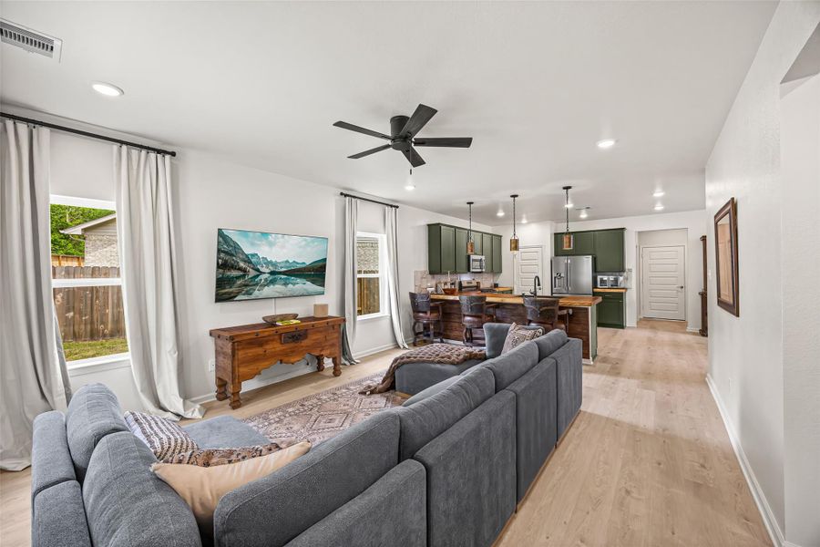 Furnished interior view inside a new home in Audubon, Magnolia (Image 13).
