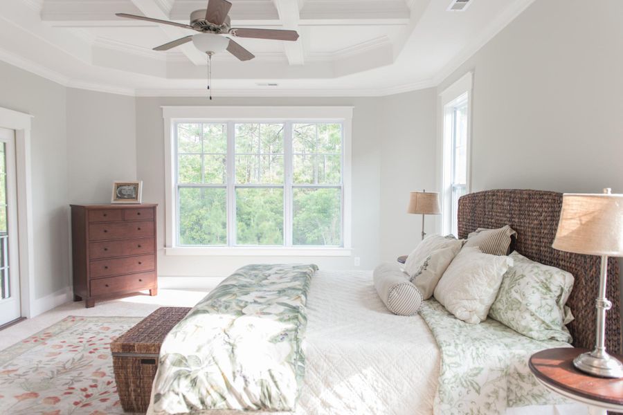 Representative furnished interior of a home built from the Ansley by Bill Clark Homes in The Sanctuary at Sunset Beach, Sunset Beach (Image 27).